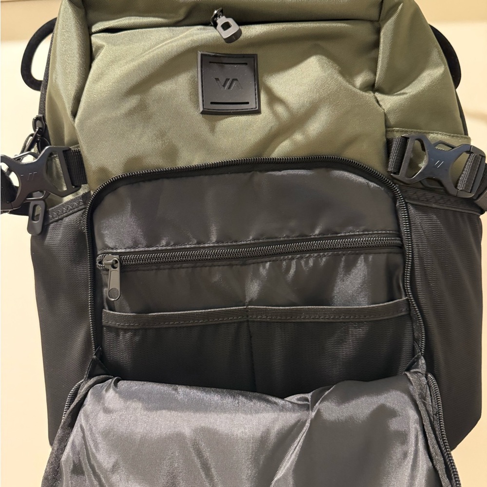 RVCA Level Up Olive Backpack - Picture 3 of 10